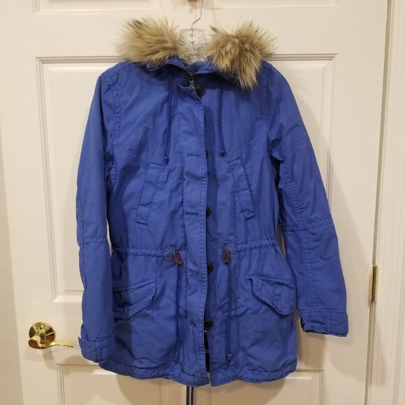 GAP Jackets & Blazers - Ladies' Gap Faux Fur Trim Hooded Parka, Size XS, VGUC
